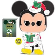 Disney Holiday Minnie Mouse GITD Large Enamel Pop! Pin