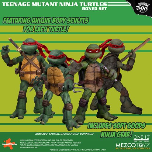 Teenage Mutant Ninja Turtles Deluxe One:12 Collective Boxed Set - ReRun