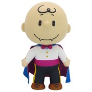 Peanuts Charlie Brown Vampire Costume Vinyl Head FigureKey 8-Inch Moveable Plush