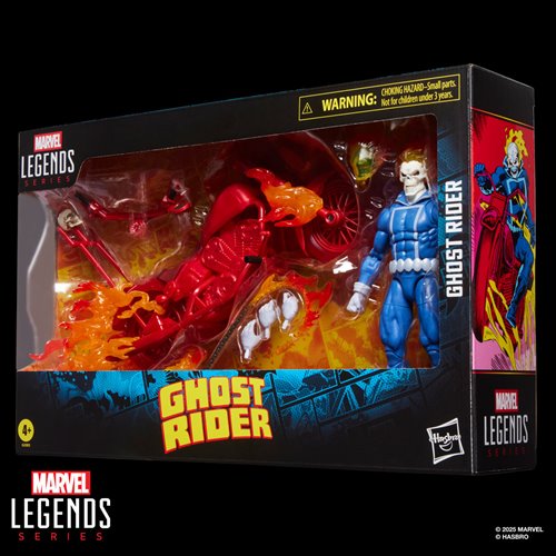 Ghost Rider Marvel Legends Series Johnny Blaze 6-Inch Action Figure with Motorcycle