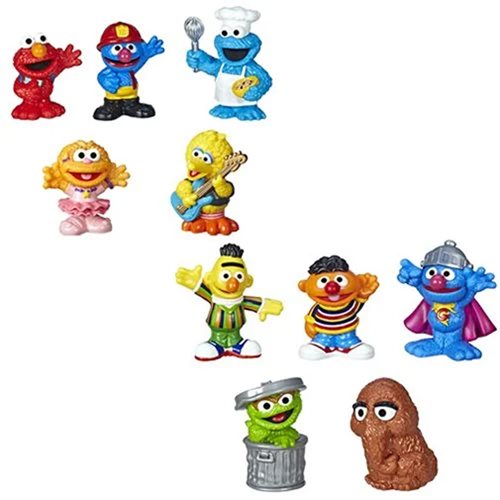 Sesame Street Neighborhood Friends Mini-Figures Wave 2 Set