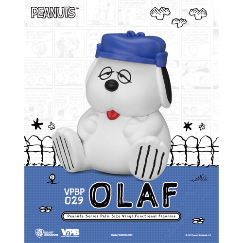 Peanuts Olaf VPBP-029 Peanuts Series Palm Size Vinyl Functional Piggy Bank