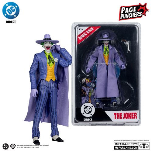 DC Direct Page Punchers Wave 10 Revision 1 7-Inch Scale Action Figure with Comic Book Case of 3