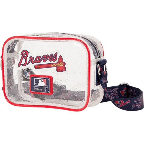 MLB Atlanta Braves Clear Crossbody Bag