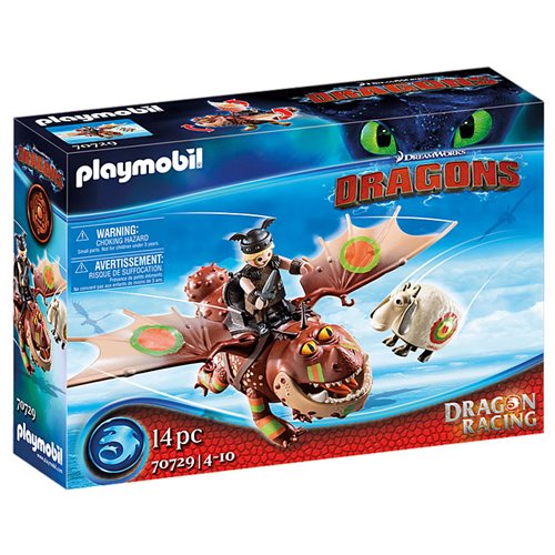 Playmobil 70729 Dragons Dragon Racing Fishlegs and Meatlug Set