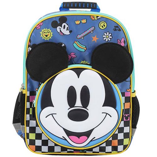 Mickey Mouse Checkered Youth Backpack