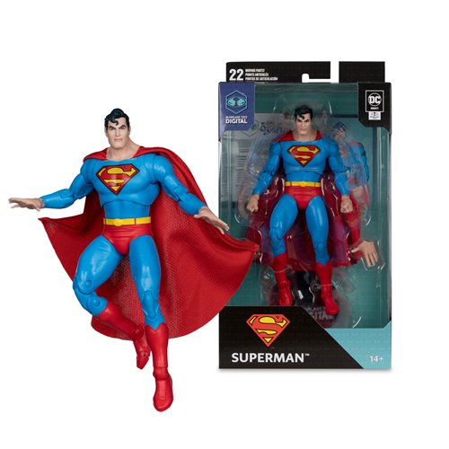 DC Direct Wave 4 Superman The Silver Age 7-Inch Scale Action Figure with McFarlane Toys Digital Coll