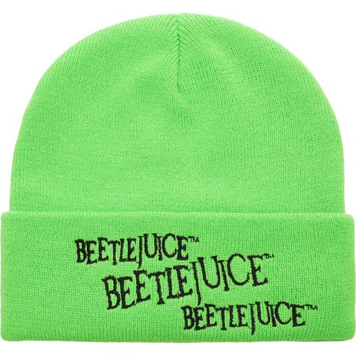 Beetlejuice Neon Logo Beanie
