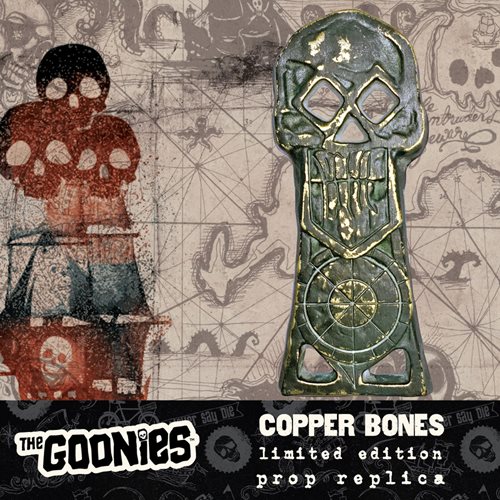 The Goonies Copper Bones Skeleton Key Limited Edition 1:1 Scale Prop Replica