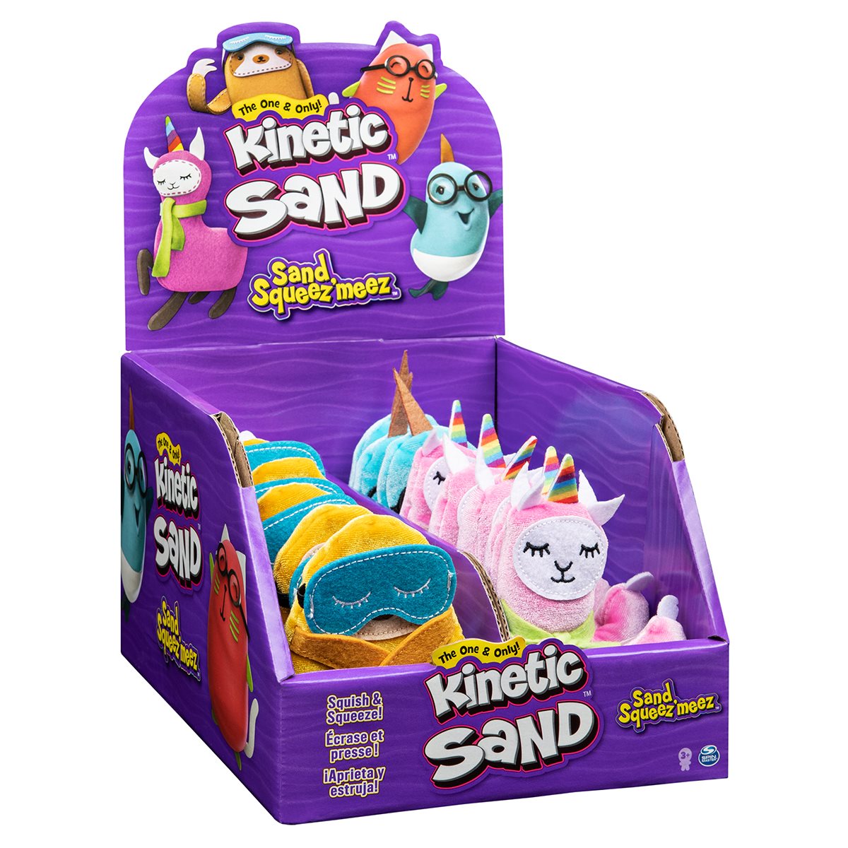 Great for Stockings! Kinetic Sand Squeezmeez Lama Sensory and stress item NEW! 