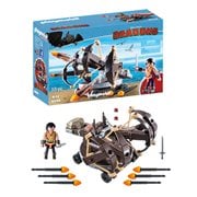 Playmobil 9249 How to Train Your Dragon Eret with Fire Ballista Action Figure Set