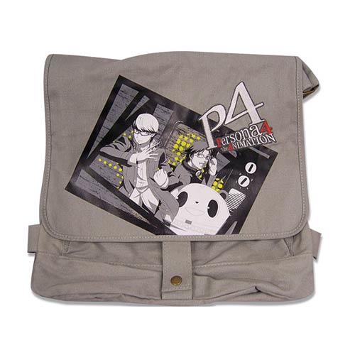 Persona 4 Group Photo Gray Messenger Bag