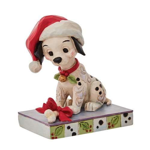 Disney Traditions 101 Dalmatians Lucky Christmas Personality Pose by Jim Shore Statue