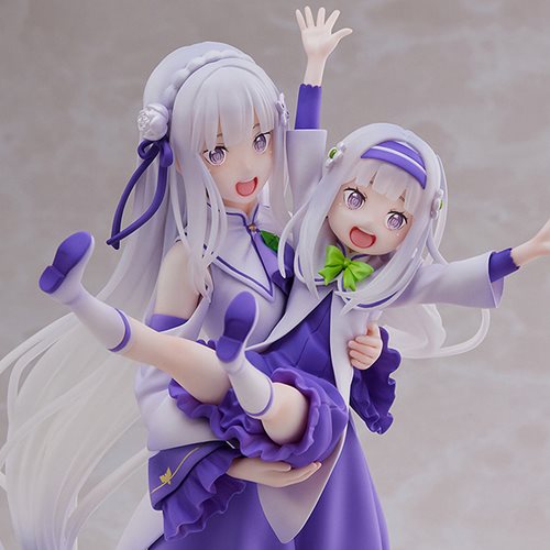 Re:Zero Starting Life in Another World Emilia & Childhood Emilia S-Fire 1:7 Scale Statue