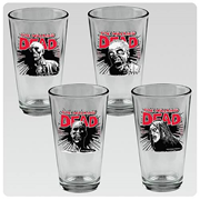 Walking Dead Pint Glass 4-Pack