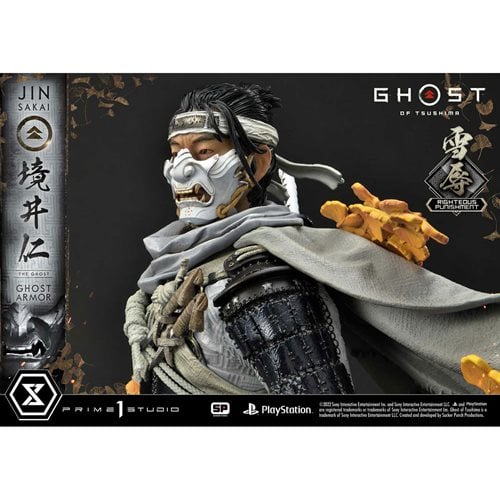 Ghost of Tsushima Jin Sakai Righteous Punishment Ghost Armor 1:4 Scale Statue