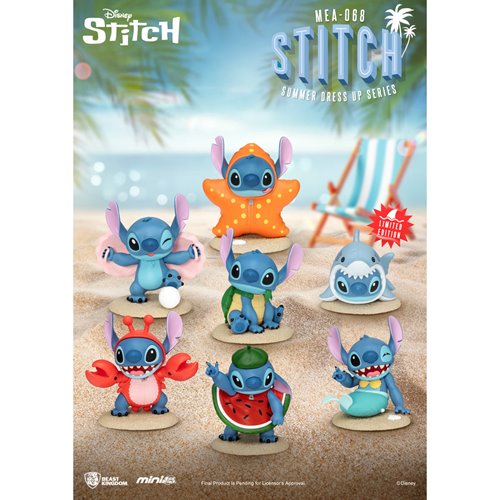 Lilo & Stitch Stitch Summer Dress Up MEA-068 Mini-Figure Blind Box Case of 6
