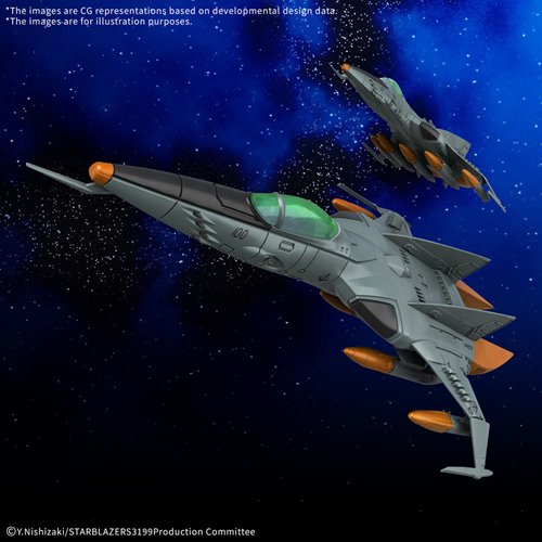 Be Forever Yamato: Rebel 3199 Type 1 Space Fighter Attack Craft Cosmo Tiger II Mecha Collection DX M