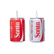 Kurt Adler Decorazione Natalizia – Distributore Automatico Coca Cola Vintage Con Babbo Natale, Ornamento Per Albero, 9,5 Cm