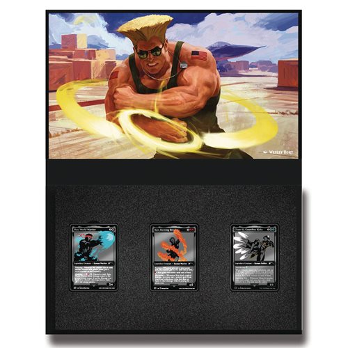Magic: The Gathering Secret Lair X Street Fighter Limited Edition Augmented Reality Pin Set of 3