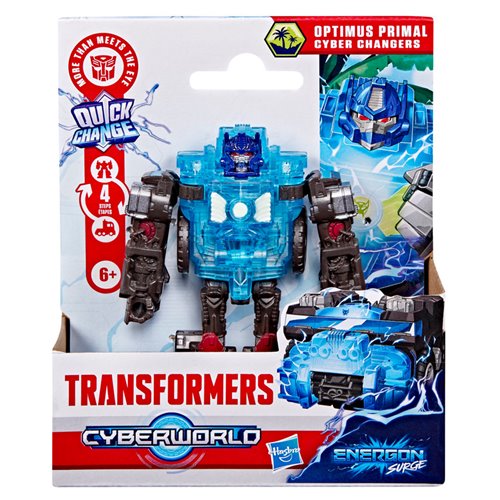 Transformers Cyberworld Optimus Primal Cyber Changers Energon Surge