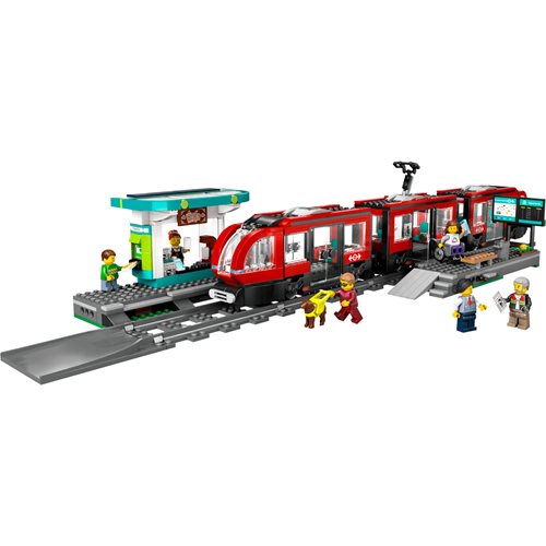 LEGO City 60423 Downtown Streetcar and Station