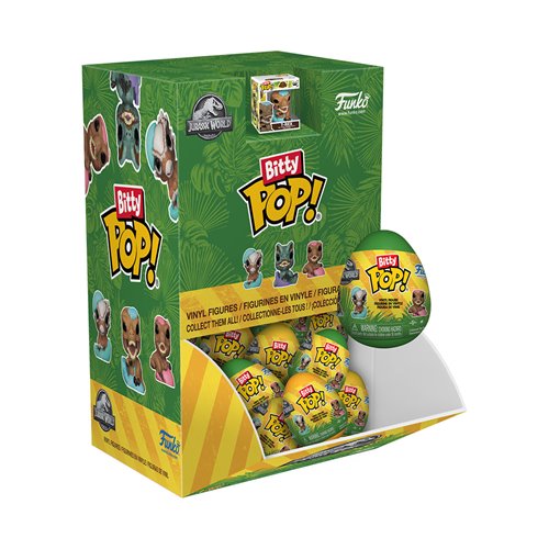 Jurassic Park Spring Bitty Pop! Egg Mini-Figure Master Carton of 24