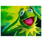 Muppets Kermit the Frog Canvas Giclee Print