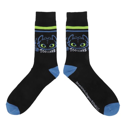 How to Train Your Dragon Toothless Crew Sock 3-Pack