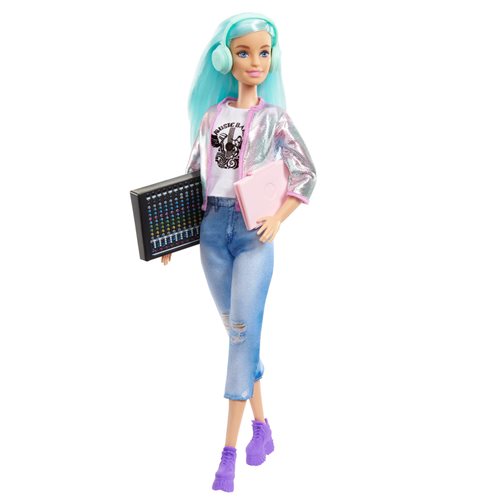 Barbie Career of the Year Music Produce Doll with Blue Hair