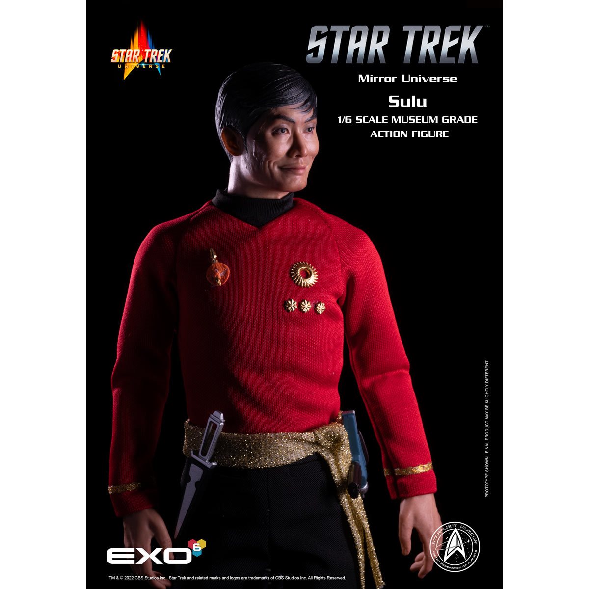 Star Trek Lt Commander Spock Mirror Universe cosplay I.D Badge 