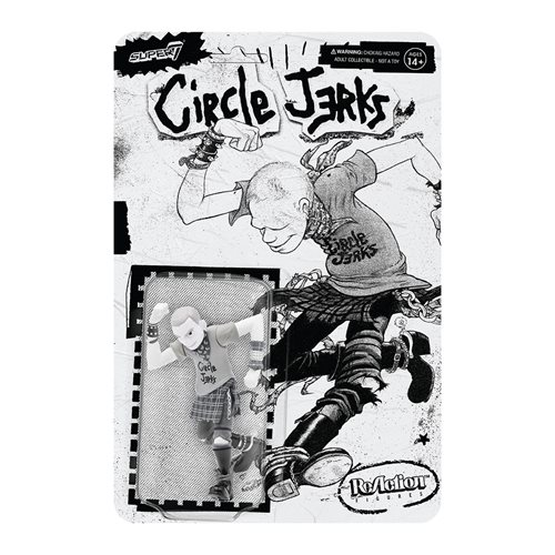 Circle Jerks Skank Man Grayscale 3 3/4-Inch ReAction Figure