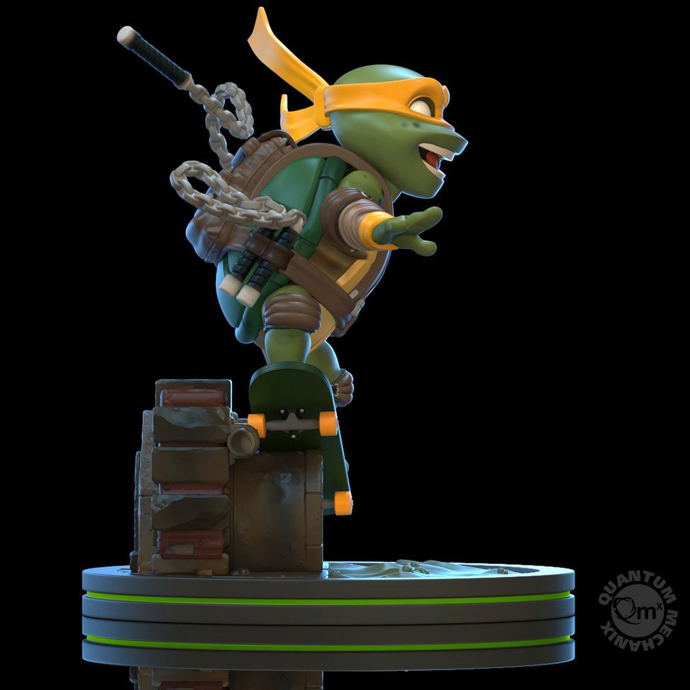 TMNT Teenage Mutant Ninja Turtles Michelangelo Q-fig Figure Fast for sale online 