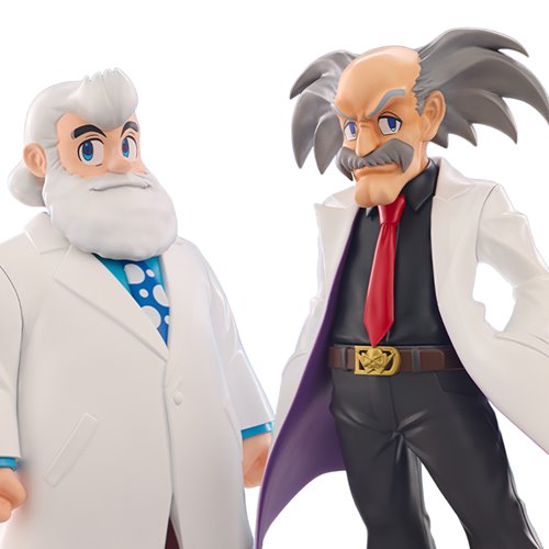 Mega Man 11 Dr. Wily & Dr. Light Oshi Works Statue