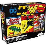 DC Comics 500-Piece Puzzle 3-Pack Set