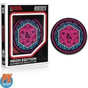 Dungeons & Dragons Neon Edition D20 Augmented Reality Enamel Pin - Previews Exclusive