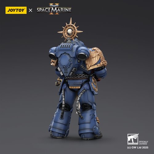 Joy Toy Warhammer Space Marine Ultramarine Heavy Relic Primus Armour and Heavy Relic Bolt Rifle 1:18