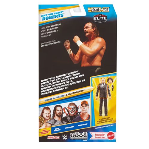 WWE WrestleMania Elite 2026 Jake The Snake Robert Action Figure