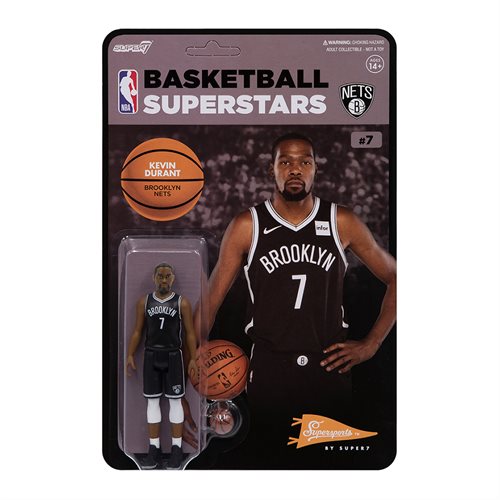 NBA Modern Kevin Durant (Nets) 3 3/4-Inch ReAction Figure