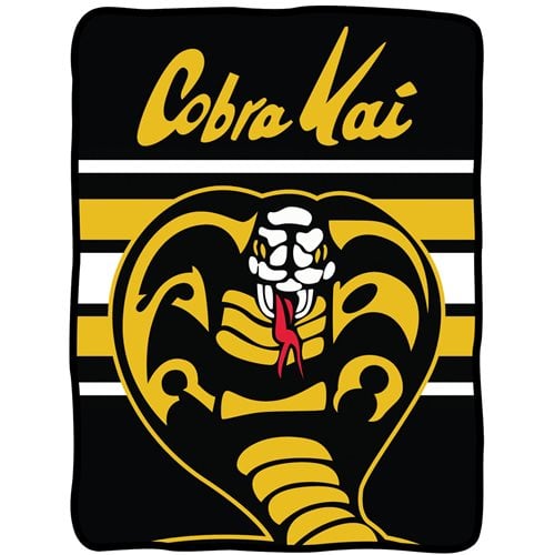 Cobra Kai Cobra Logo Fleece Blanket