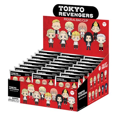Tokyo Revengers 3D Foam Bag Clip Random 6-Pack