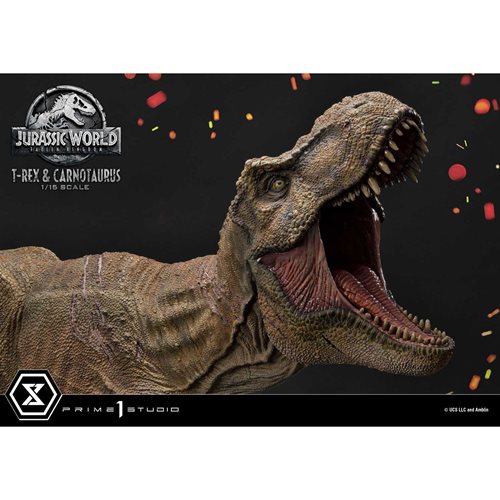 Jurassic World: Fallen Kingdom T-Rex and Carnotaurus Legacy Museum Collection 1:15 Scale Diorama
