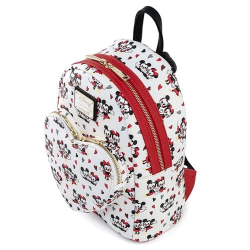 Mickey and Minnie Mouse Hearts Mini-Backpack
