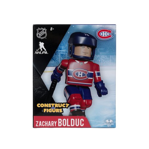 NHL Construct-a-Figure Series 2 Montreal Canadiens Zachary Bolduc Mini-Figure