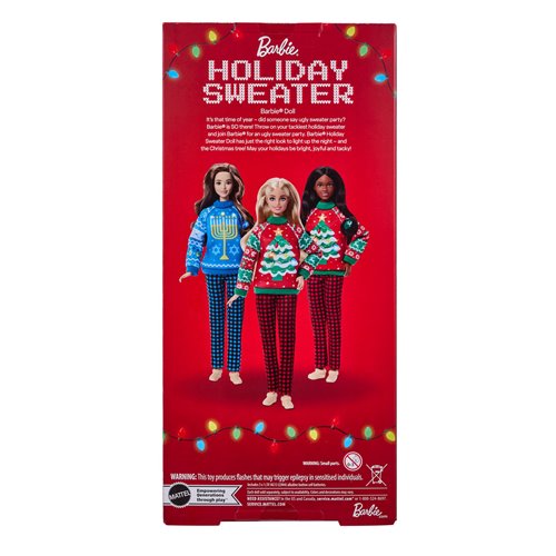 Barbie Ugly Sweater Doll with Blonde Hair