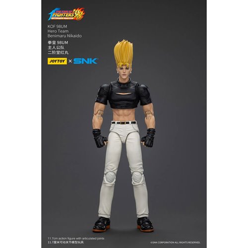 Joy Toy The King of Fighters '98 Ultimate Match Hero Team Benimaru Nikaido 1:18 Scale Action Figure