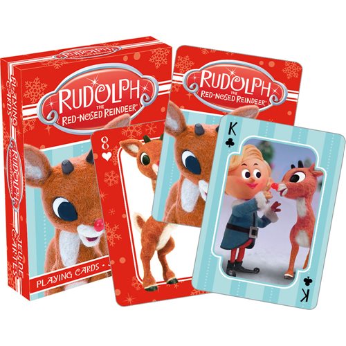 Rudolph Photos Playing Cards