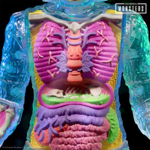 Universal Monsters Creature from the Black Lagoon Clear Super Cyborg Vinyl Figure