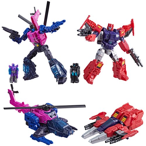 Transformers Age of the Primes Wreck 'n Doom Collection Topspin vs Spinister
