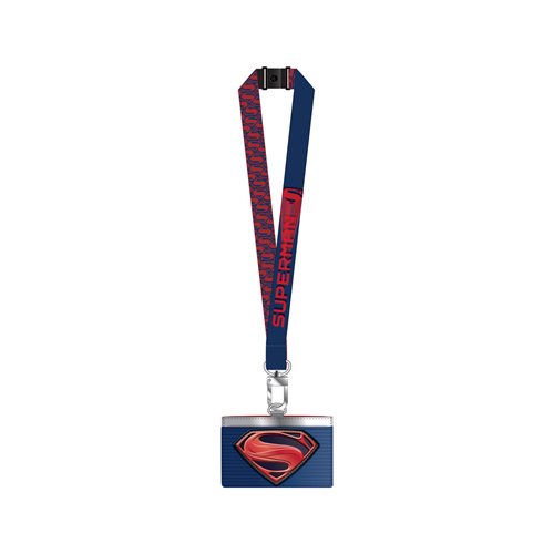 Superman Deluxe Lanyard with Card Holder